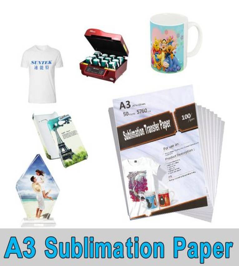 Papier de transfert de sublimation A3